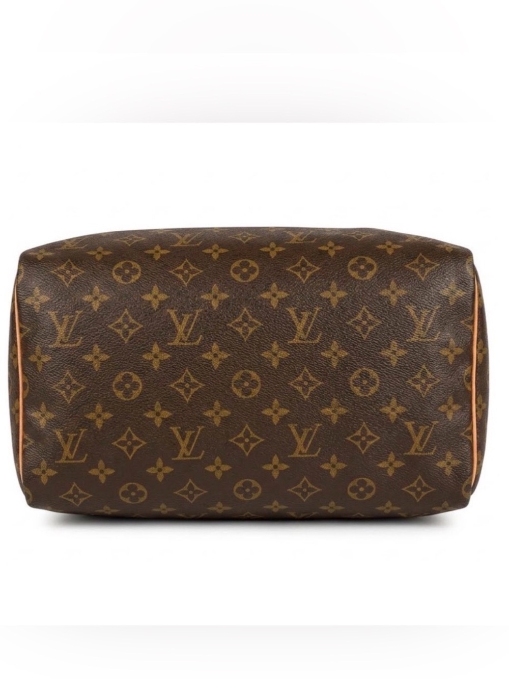 Louis Vuitton Speedy 30 Brown Monogram Satchel with Pink Bow Charm - Picture 3 of 11